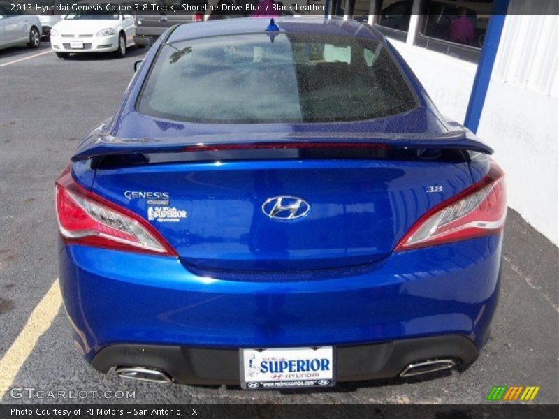 Shoreline Drive Blue / Black Leather 2013 Hyundai Genesis Coupe 3.8 Track