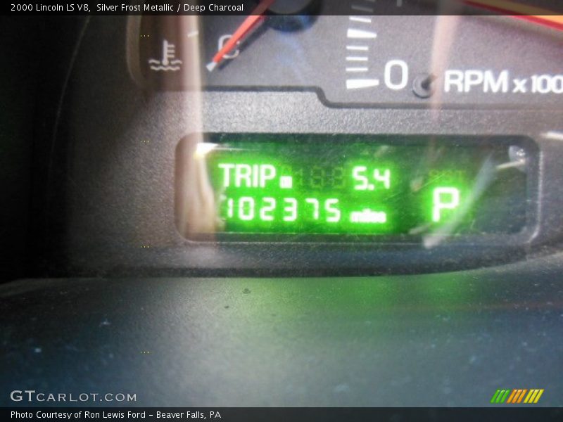 Silver Frost Metallic / Deep Charcoal 2000 Lincoln LS V8