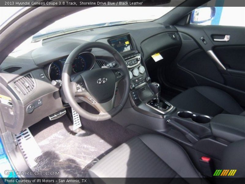 Shoreline Drive Blue / Black Leather 2013 Hyundai Genesis Coupe 3.8 Track