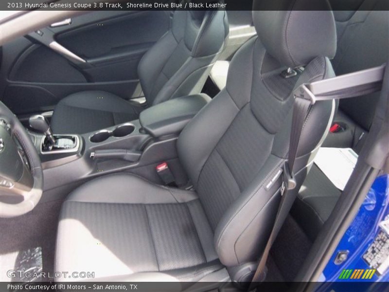 Shoreline Drive Blue / Black Leather 2013 Hyundai Genesis Coupe 3.8 Track