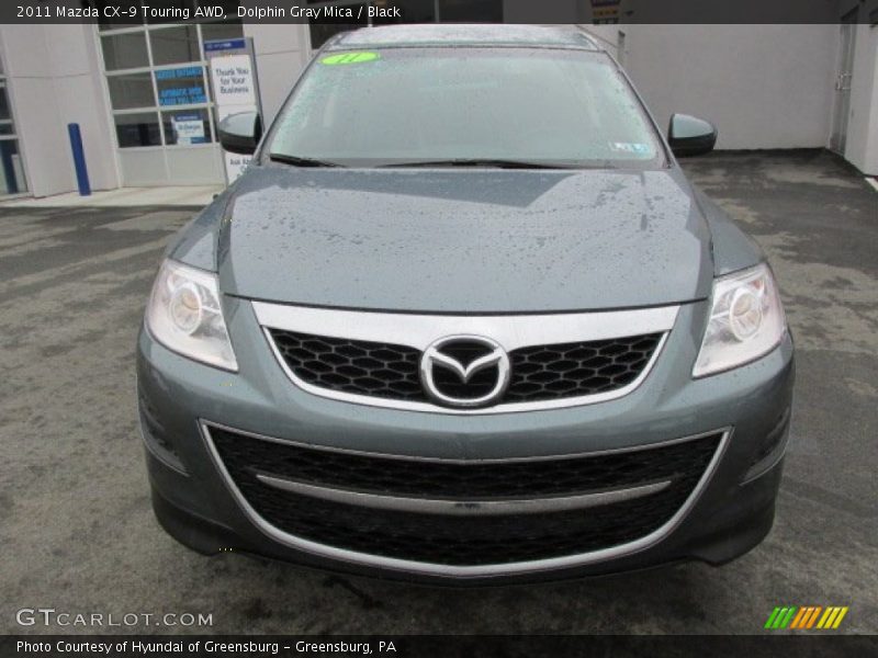 Dolphin Gray Mica / Black 2011 Mazda CX-9 Touring AWD