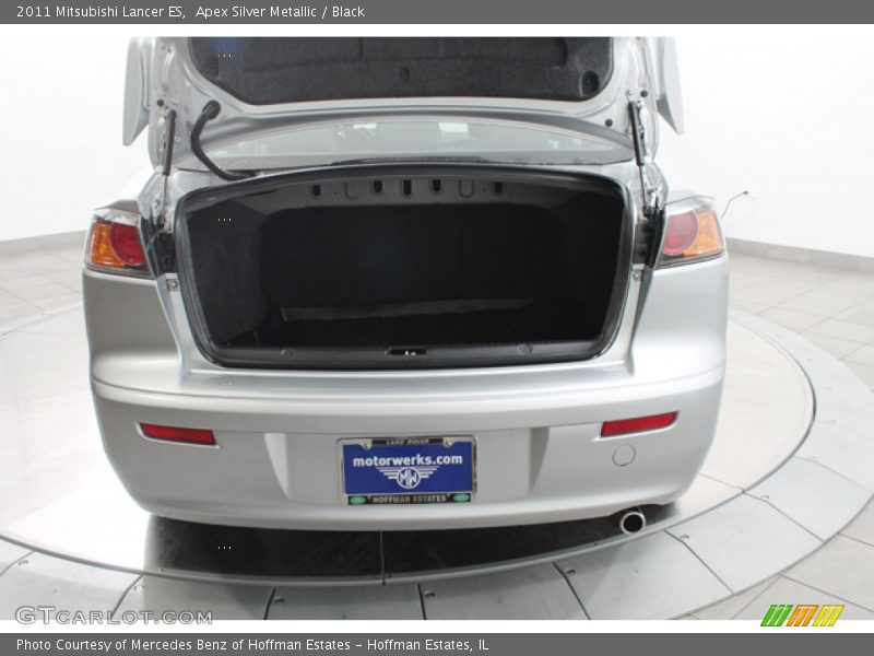 Apex Silver Metallic / Black 2011 Mitsubishi Lancer ES