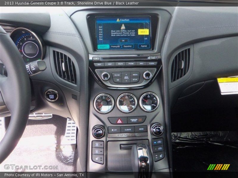 Shoreline Drive Blue / Black Leather 2013 Hyundai Genesis Coupe 3.8 Track