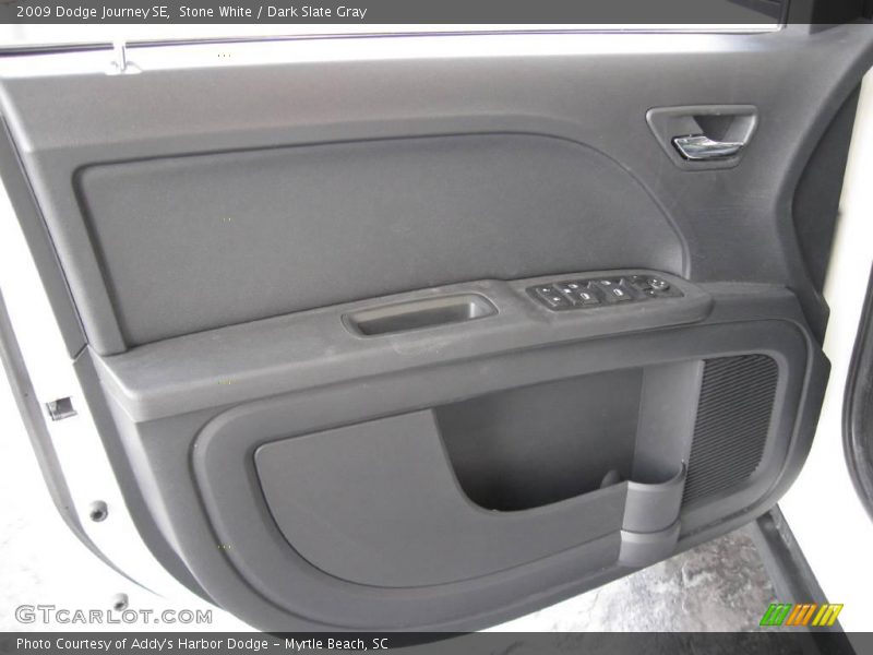 Stone White / Dark Slate Gray 2009 Dodge Journey SE