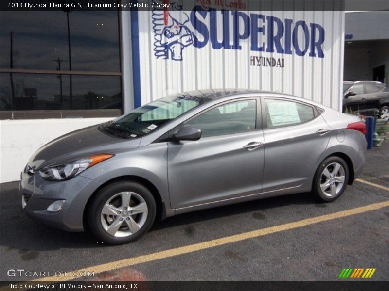 Titanium Gray Metallic / Gray 2013 Hyundai Elantra GLS