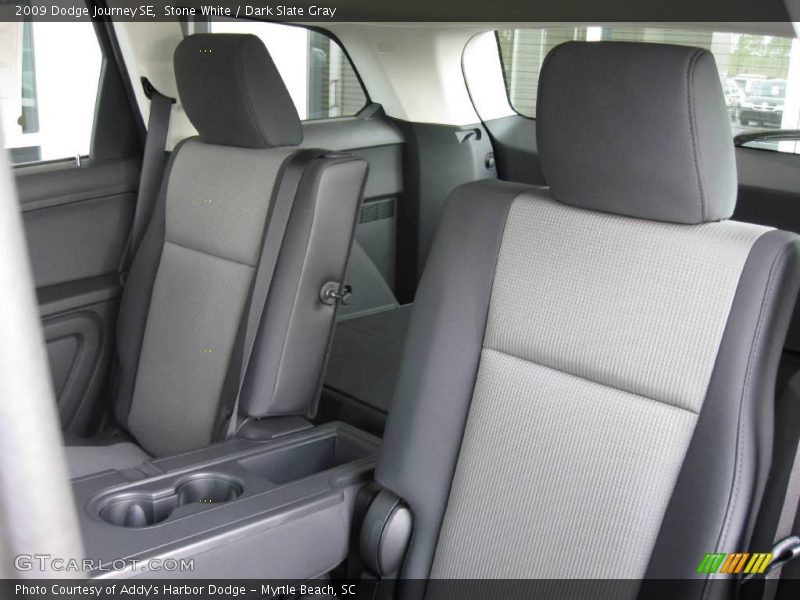Stone White / Dark Slate Gray 2009 Dodge Journey SE