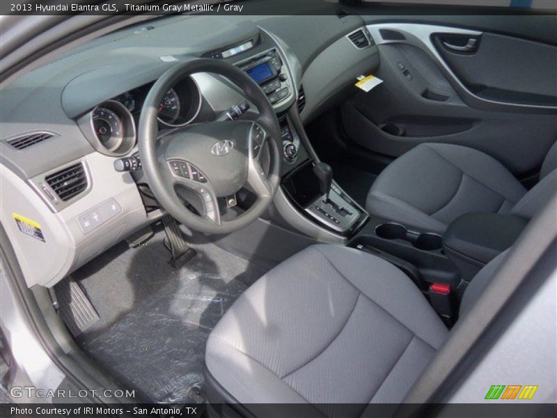 Titanium Gray Metallic / Gray 2013 Hyundai Elantra GLS