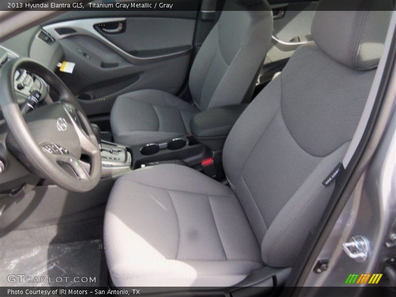 Titanium Gray Metallic / Gray 2013 Hyundai Elantra GLS