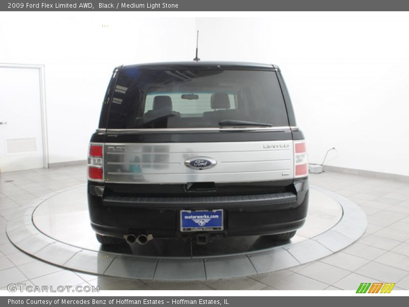 Black / Medium Light Stone 2009 Ford Flex Limited AWD