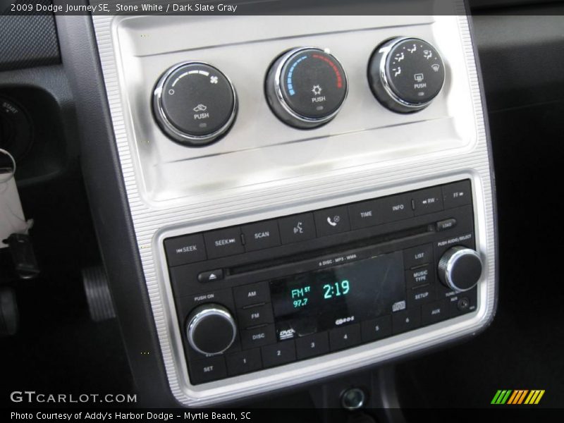 Stone White / Dark Slate Gray 2009 Dodge Journey SE