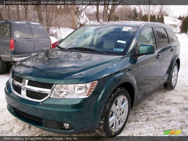 Melbourne Green Pearl / Dark Slate Gray/Light Graystone 2009 Dodge Journey SXT