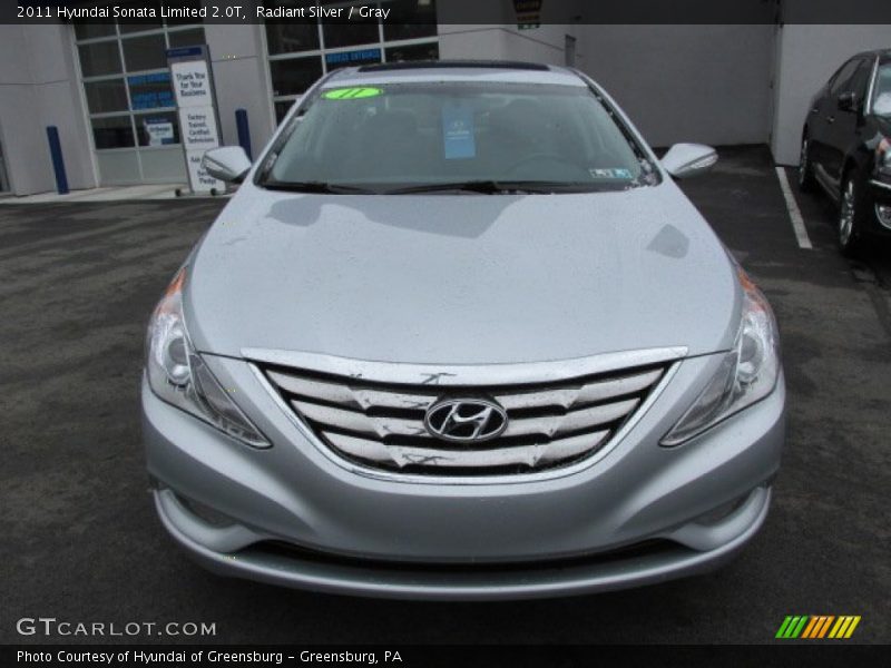 Radiant Silver / Gray 2011 Hyundai Sonata Limited 2.0T