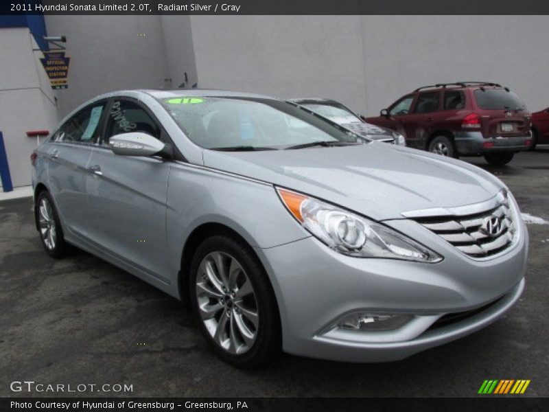 Front 3/4 View of 2011 Sonata Limited 2.0T