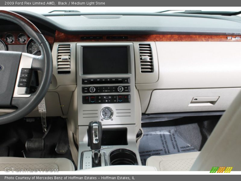 Black / Medium Light Stone 2009 Ford Flex Limited AWD