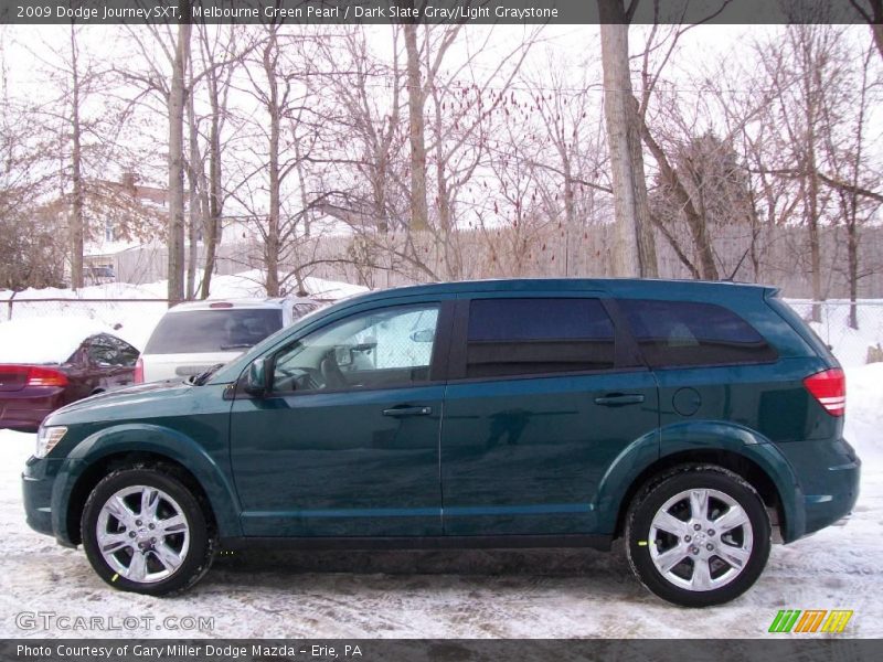 Melbourne Green Pearl / Dark Slate Gray/Light Graystone 2009 Dodge Journey SXT