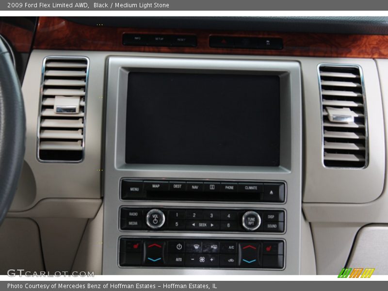 Black / Medium Light Stone 2009 Ford Flex Limited AWD