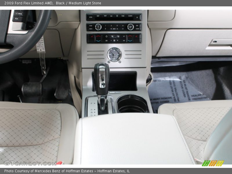 Black / Medium Light Stone 2009 Ford Flex Limited AWD