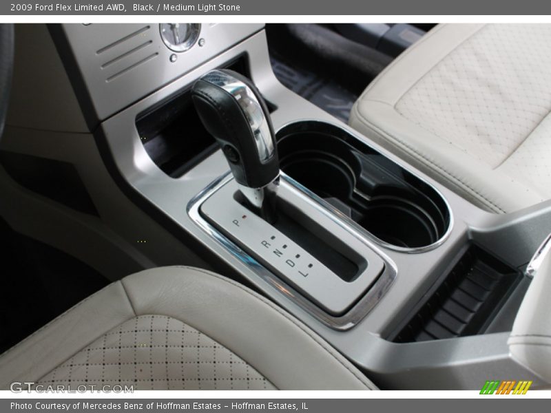 Black / Medium Light Stone 2009 Ford Flex Limited AWD