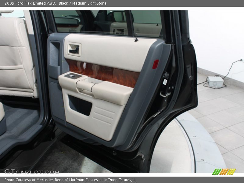 Black / Medium Light Stone 2009 Ford Flex Limited AWD