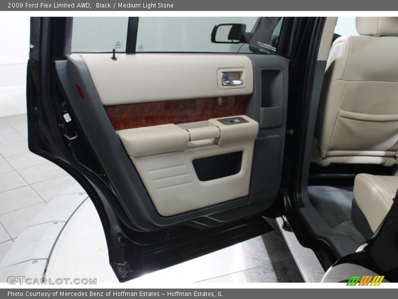 Black / Medium Light Stone 2009 Ford Flex Limited AWD