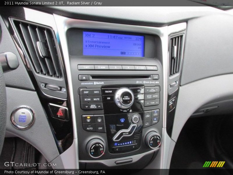 Controls of 2011 Sonata Limited 2.0T