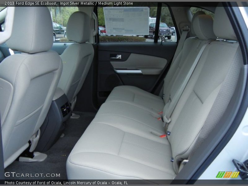 Rear Seat of 2013 Edge SE EcoBoost