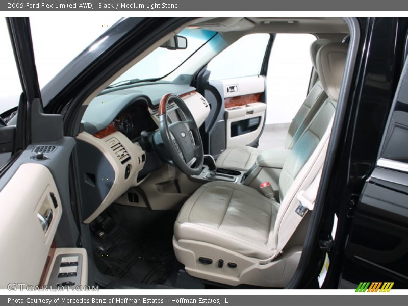 Black / Medium Light Stone 2009 Ford Flex Limited AWD
