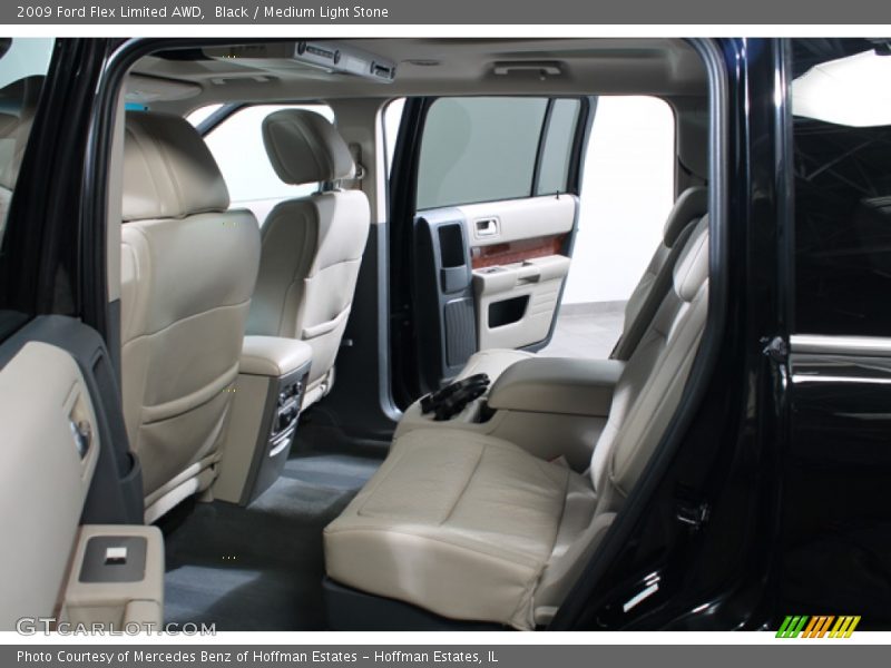 Black / Medium Light Stone 2009 Ford Flex Limited AWD
