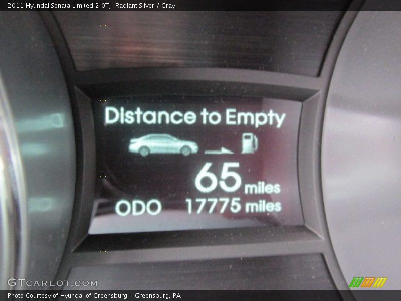 Radiant Silver / Gray 2011 Hyundai Sonata Limited 2.0T