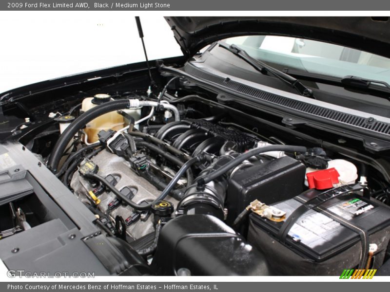 Black / Medium Light Stone 2009 Ford Flex Limited AWD