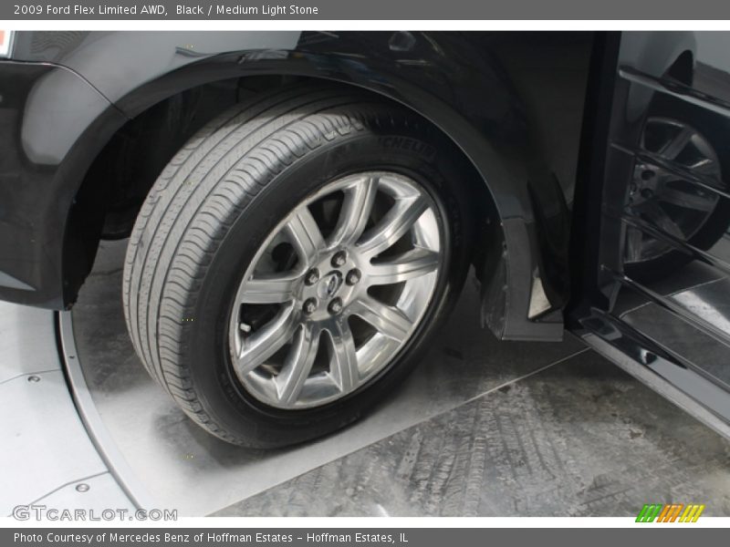 Black / Medium Light Stone 2009 Ford Flex Limited AWD