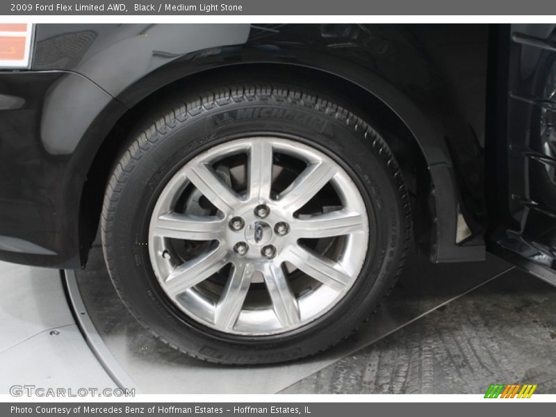 Black / Medium Light Stone 2009 Ford Flex Limited AWD