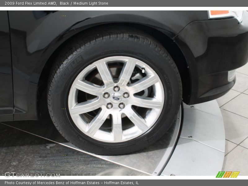 Black / Medium Light Stone 2009 Ford Flex Limited AWD
