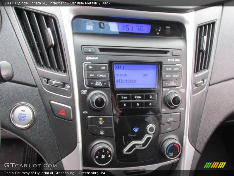 Controls of 2011 Sonata SE