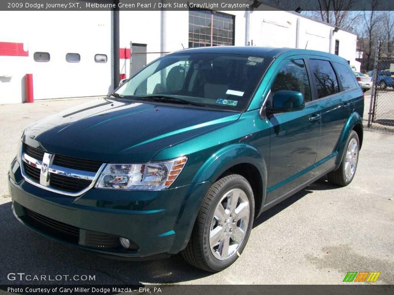 Melbourne Green Pearl / Dark Slate Gray/Light Graystone 2009 Dodge Journey SXT