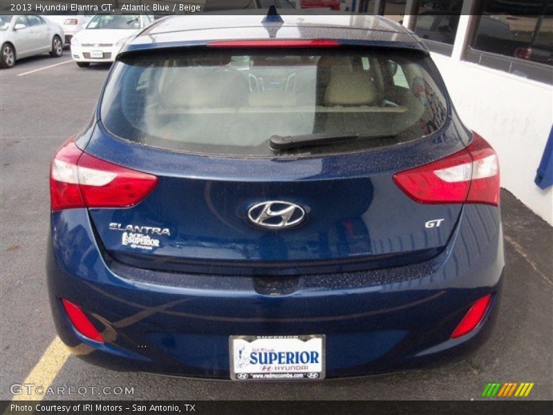 Atlantic Blue / Beige 2013 Hyundai Elantra GT