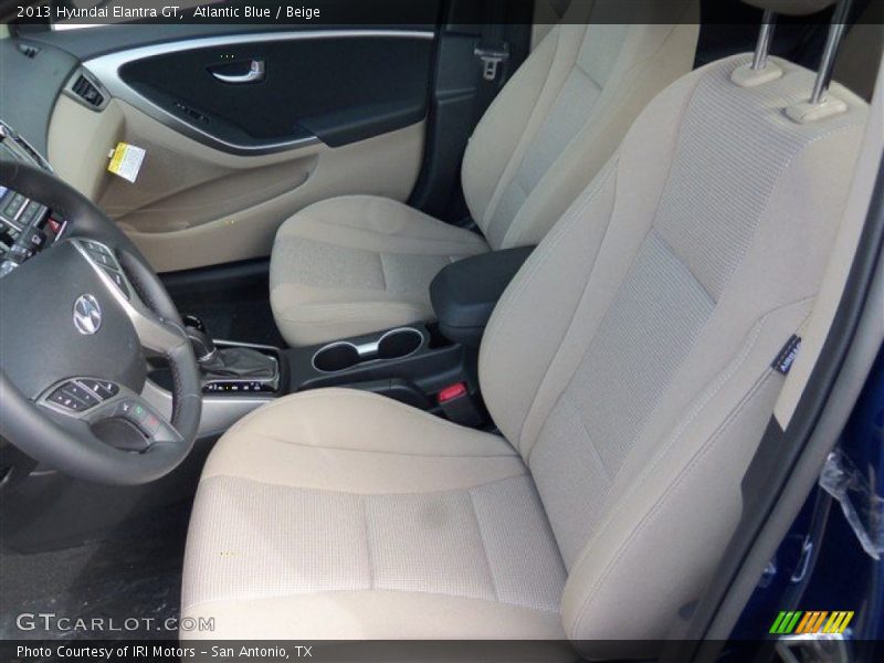 Front Seat of 2013 Elantra GT