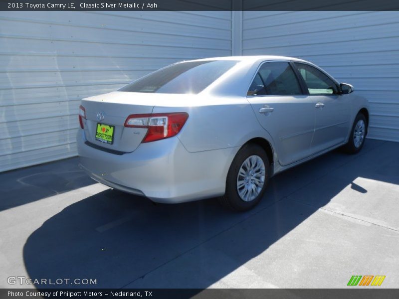 Classic Silver Metallic / Ash 2013 Toyota Camry LE
