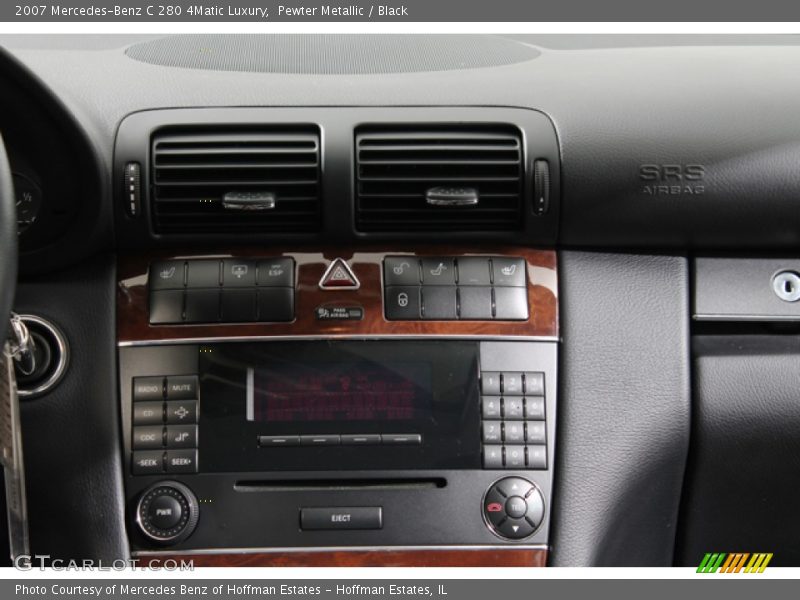 Pewter Metallic / Black 2007 Mercedes-Benz C 280 4Matic Luxury