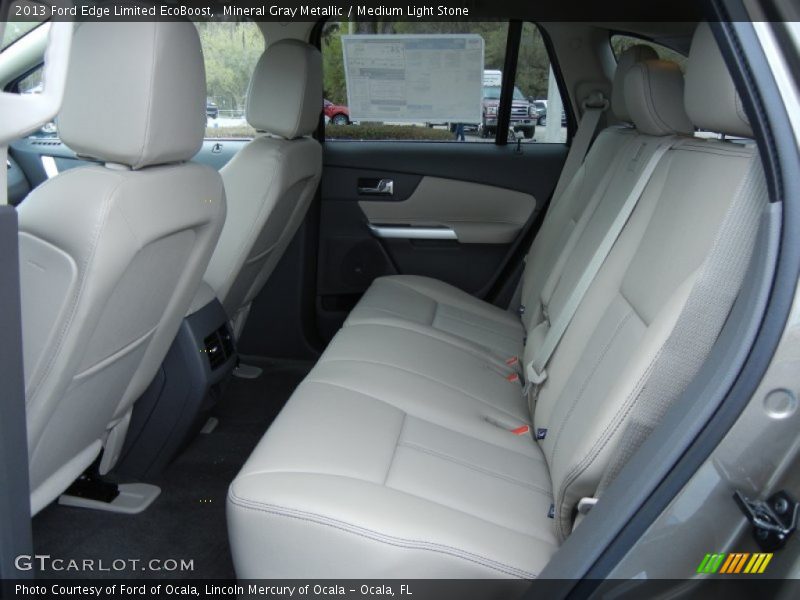 Mineral Gray Metallic / Medium Light Stone 2013 Ford Edge Limited EcoBoost