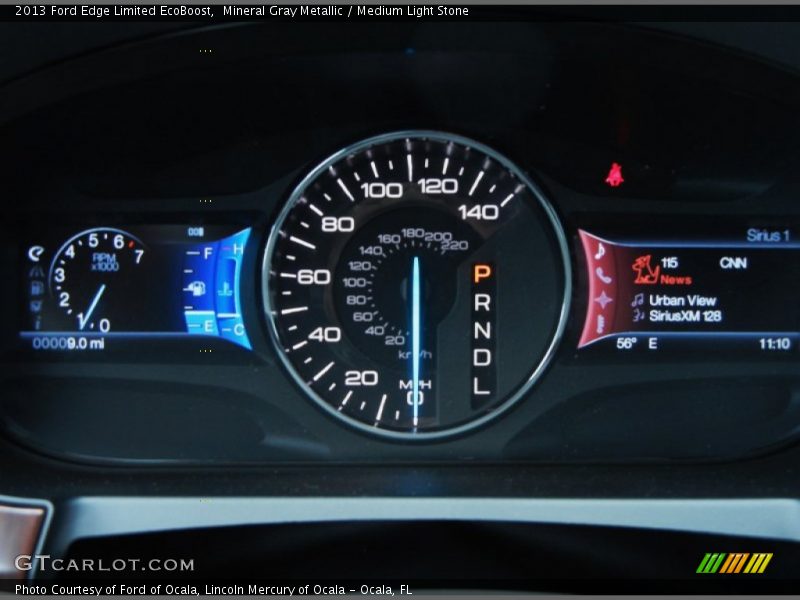 Mineral Gray Metallic / Medium Light Stone 2013 Ford Edge Limited EcoBoost