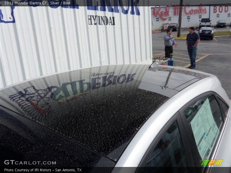 Silver / Blue 2013 Hyundai Elantra GT