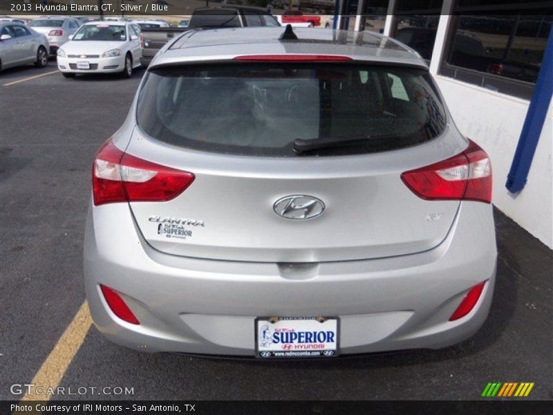 Silver / Blue 2013 Hyundai Elantra GT