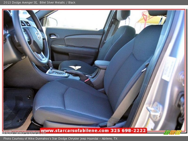 Billet Silver Metallic / Black 2013 Dodge Avenger SE