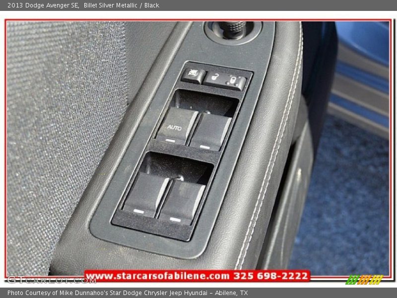 Billet Silver Metallic / Black 2013 Dodge Avenger SE