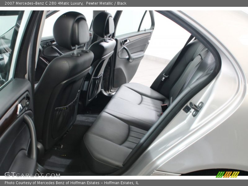 Pewter Metallic / Black 2007 Mercedes-Benz C 280 4Matic Luxury