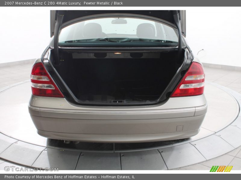 Pewter Metallic / Black 2007 Mercedes-Benz C 280 4Matic Luxury