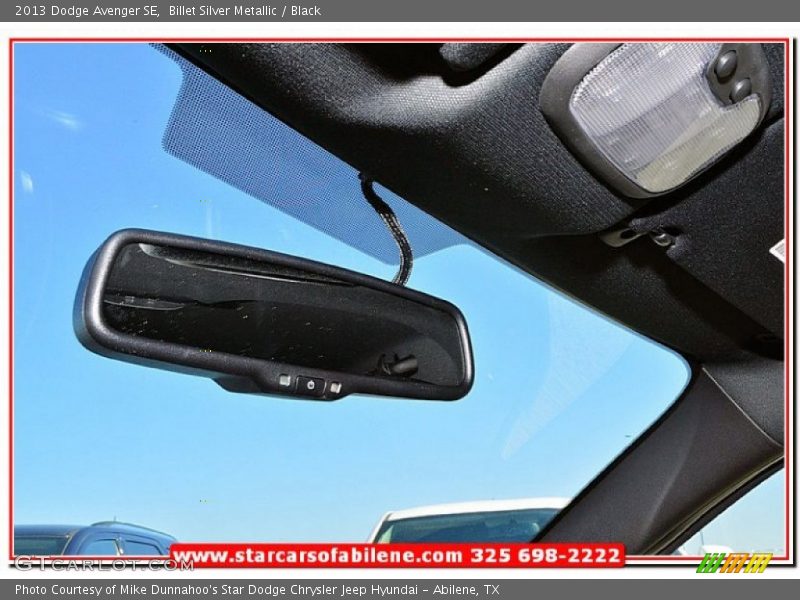 Billet Silver Metallic / Black 2013 Dodge Avenger SE