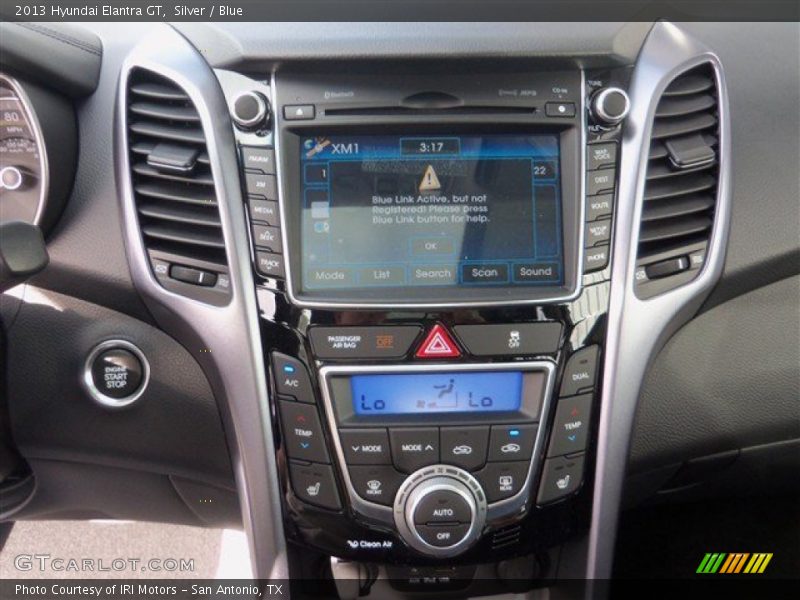 Controls of 2013 Elantra GT