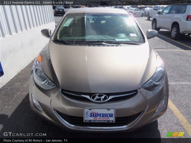 Desert Bronze / Beige 2013 Hyundai Elantra GLS